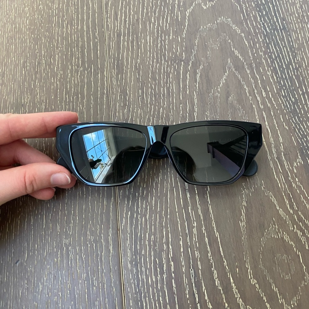 Black / dark green Dior sunglasses
